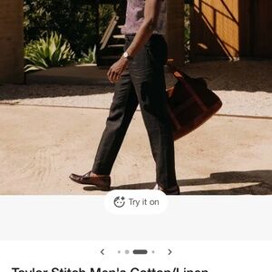 Taylor stitch men’s black trousers 34